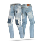 BELA JOHN Jeans Moto Calcas Azul